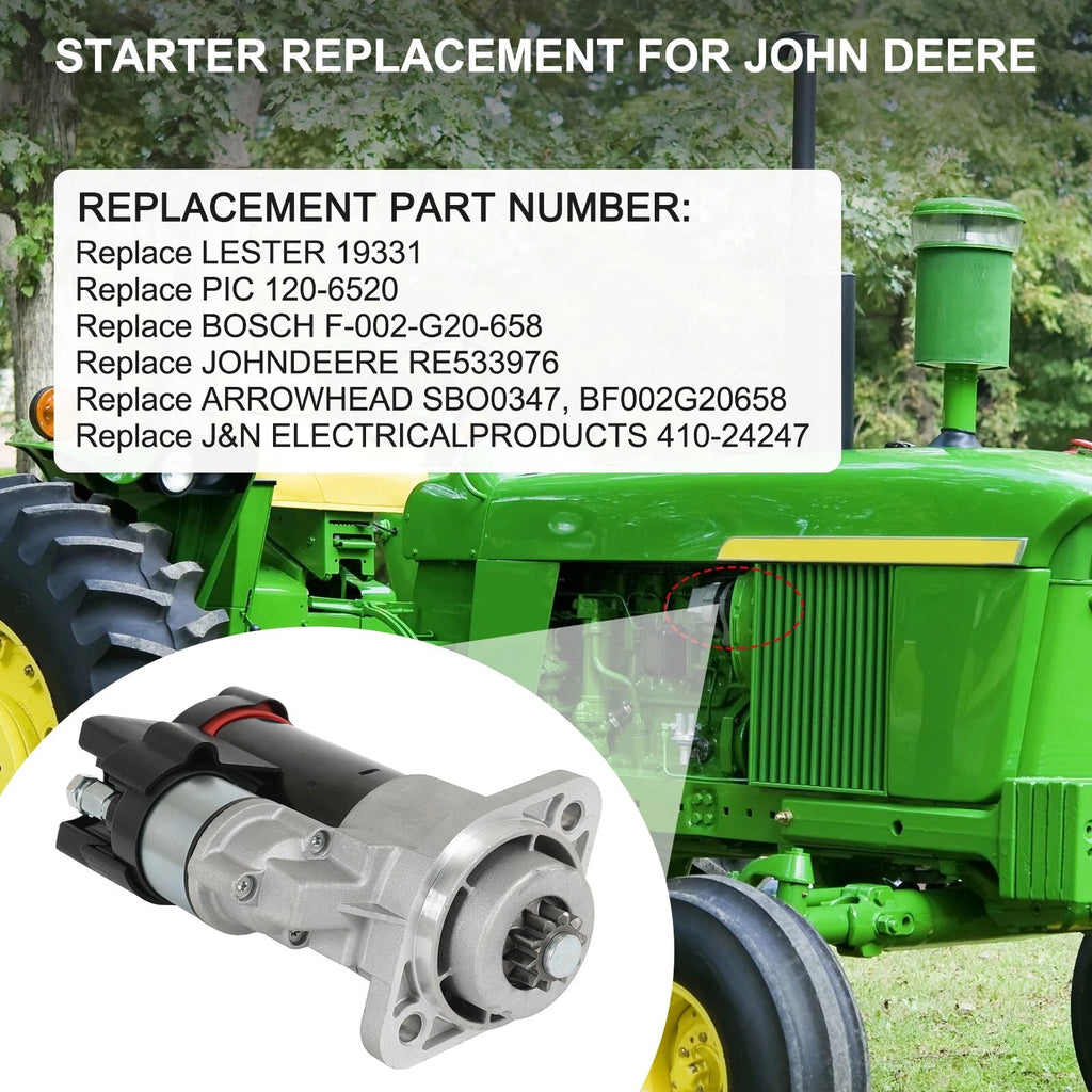 Starter for John Deere 5045E 5055E 5065E 5075E (2007-2018)