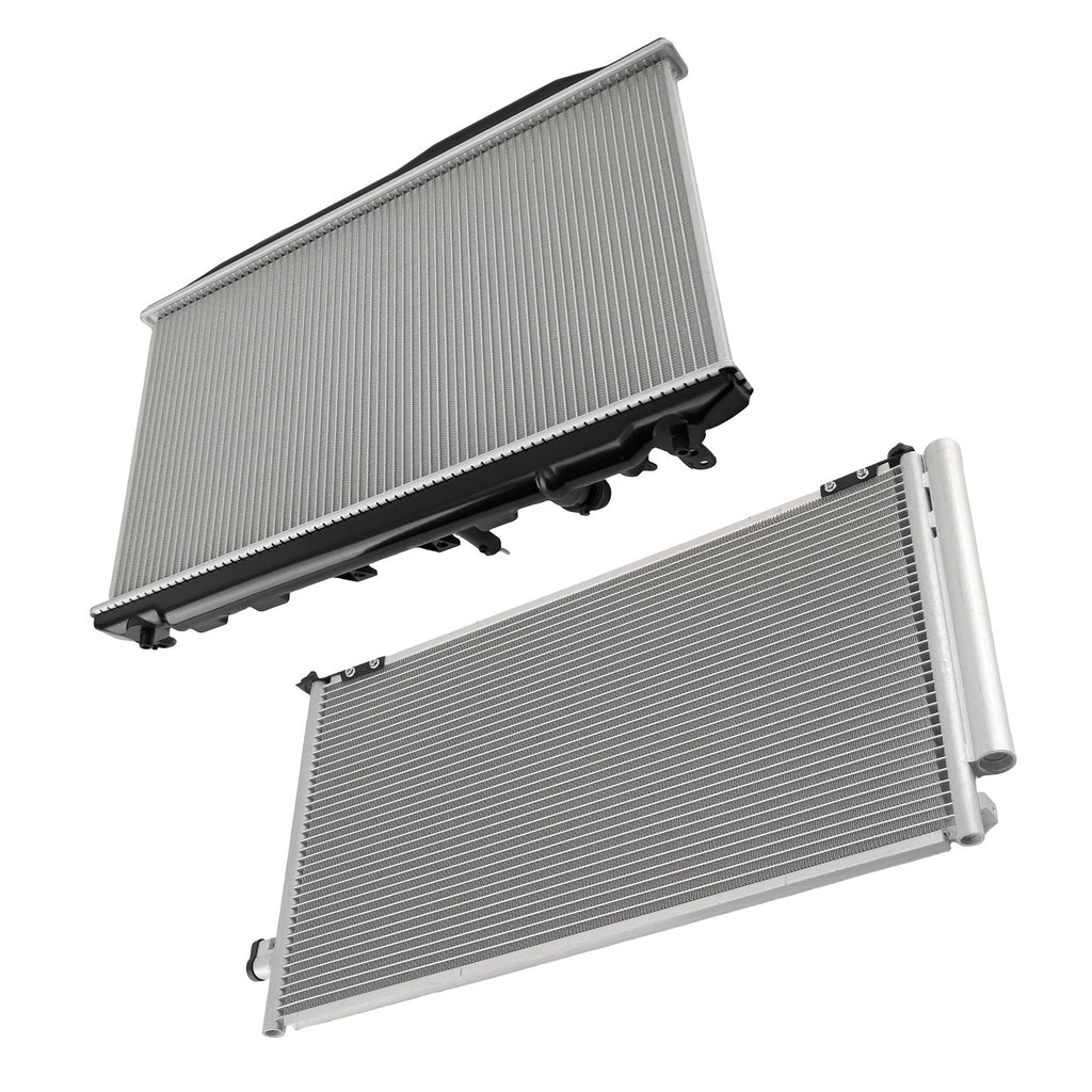 Aluminum Cooling Radiator & Condenser for Honda Civic 1.8L 2.0L (2006–2011) CU2922