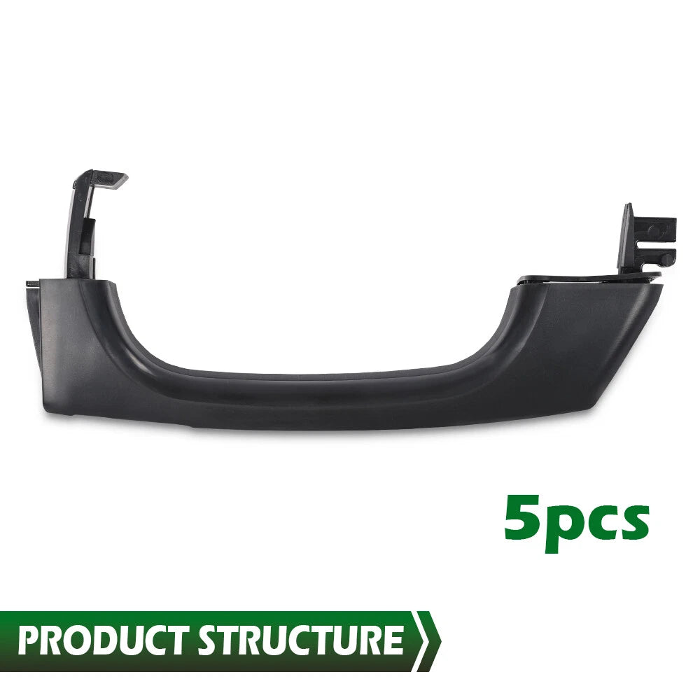 Set of 5 Black Door Handles for Hummer H3 H3T (2006–2010)