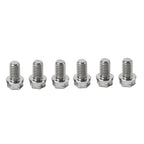 6pcs M6x15mm Titanium Torx Head Flange Screws for Motor Bike/Bicycle