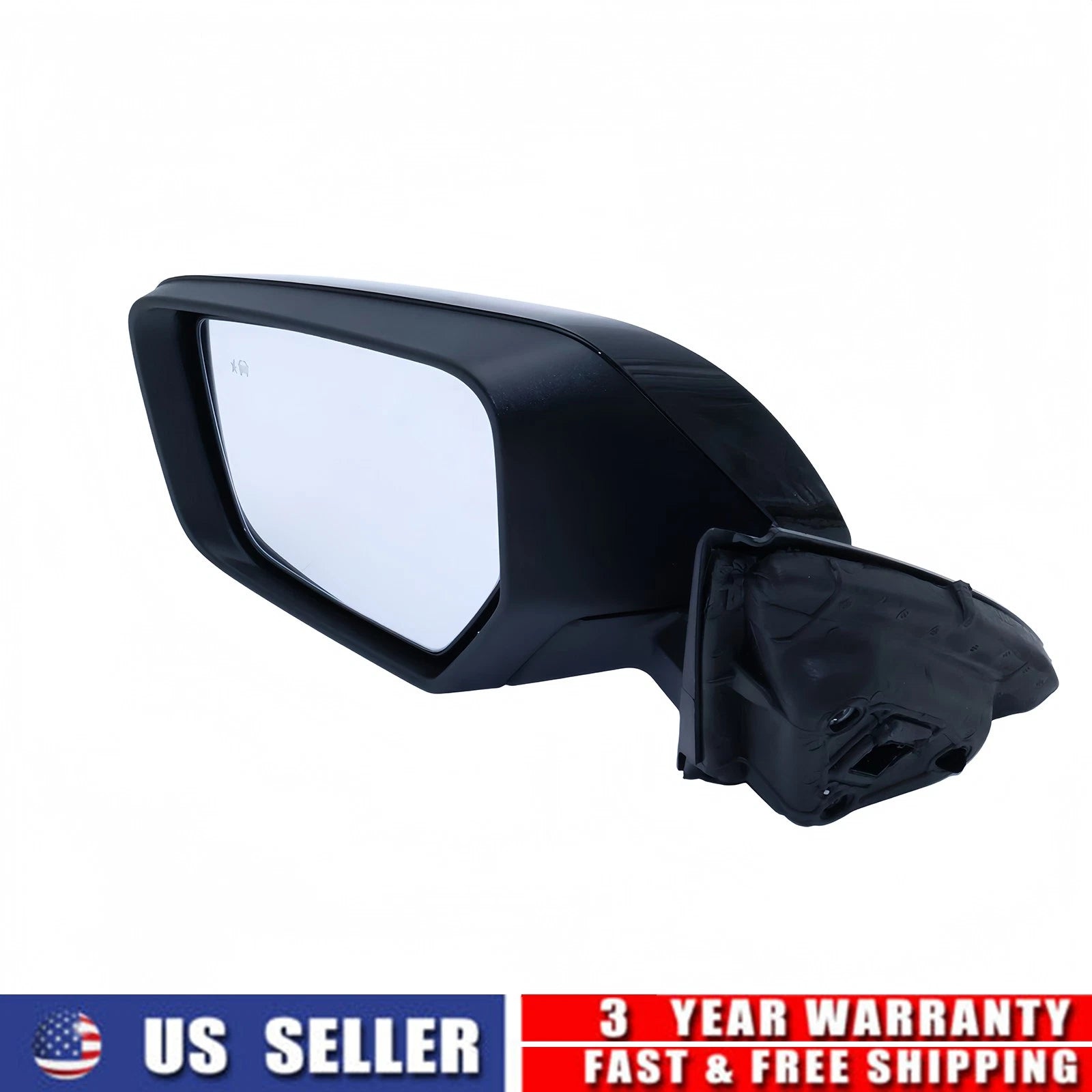LH Power Heated Signal Blind Spot Puddle Mirror for Chevy Impala (2014–2020)