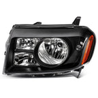 Headlight Assembly Pair for Honda Pilot (2009–2011) Black Housing Clear Lens