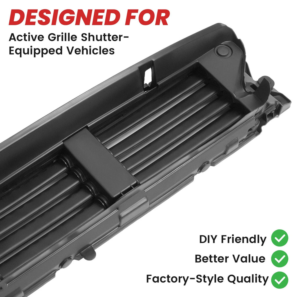 Front Lower Radiator Grille Shutter Assembly for Honda CR-V (2017–2020)