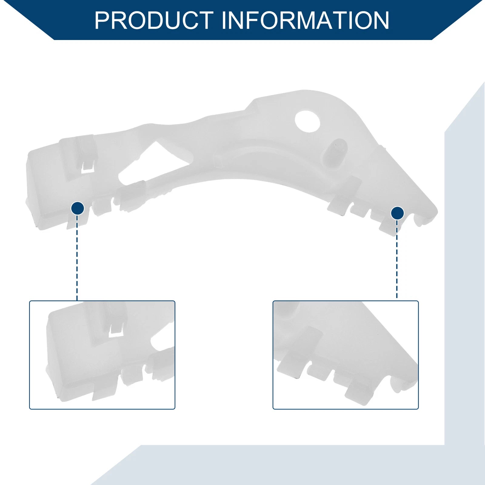 1pc Right Front Bumper Support Bracket No.GJ6A50E11C for Mazda 6 (2003–2008)