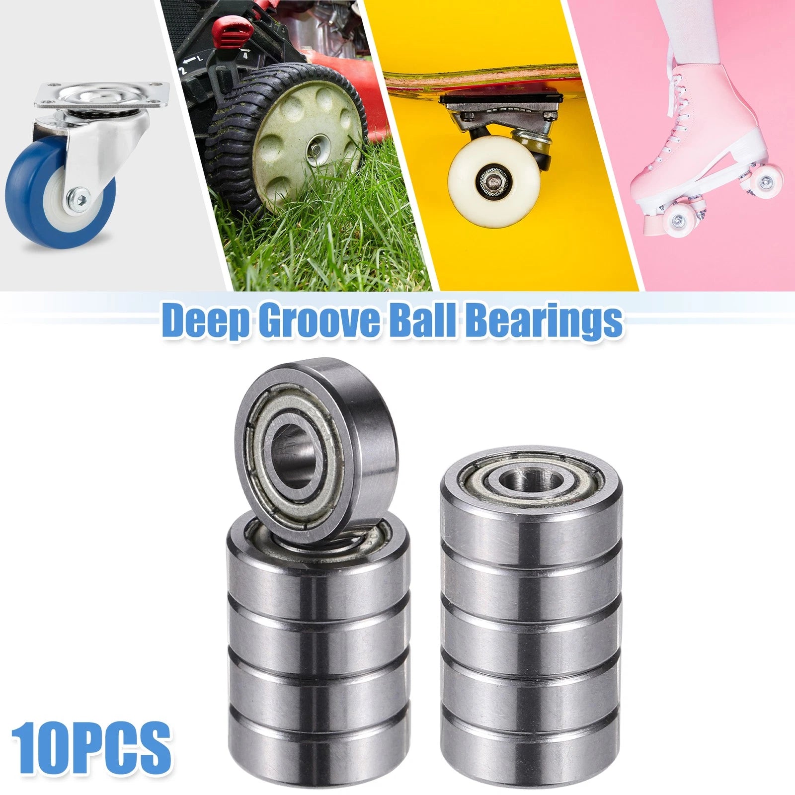 10pcs 604ZZ Deep Groove Ball Bearings for Various Models 