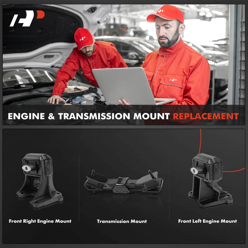 3X Engine Motor & Transmission Mount for Dodge Ram 1500 (2006-2007) RWD