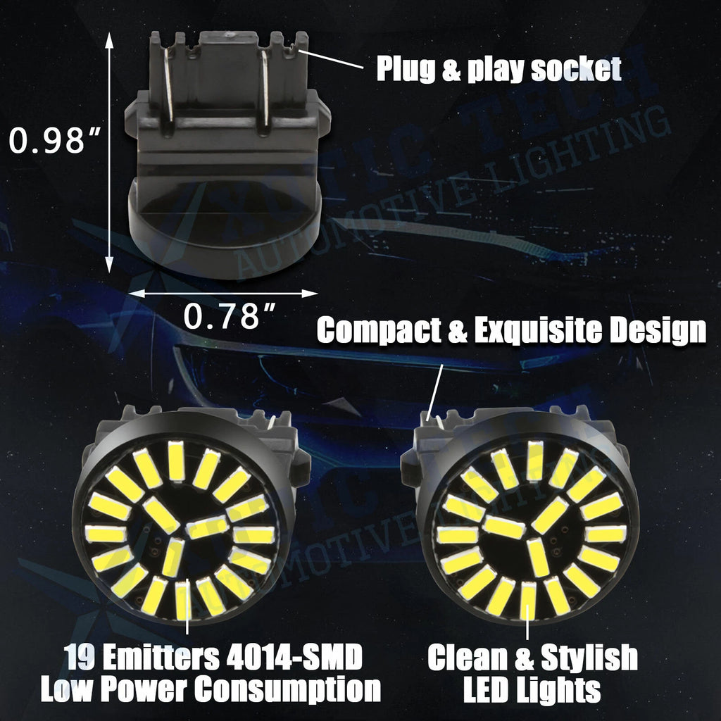 LED Reverse Backup Light Bulbs for Dodge Ram 1500 2500 (2002-2006)