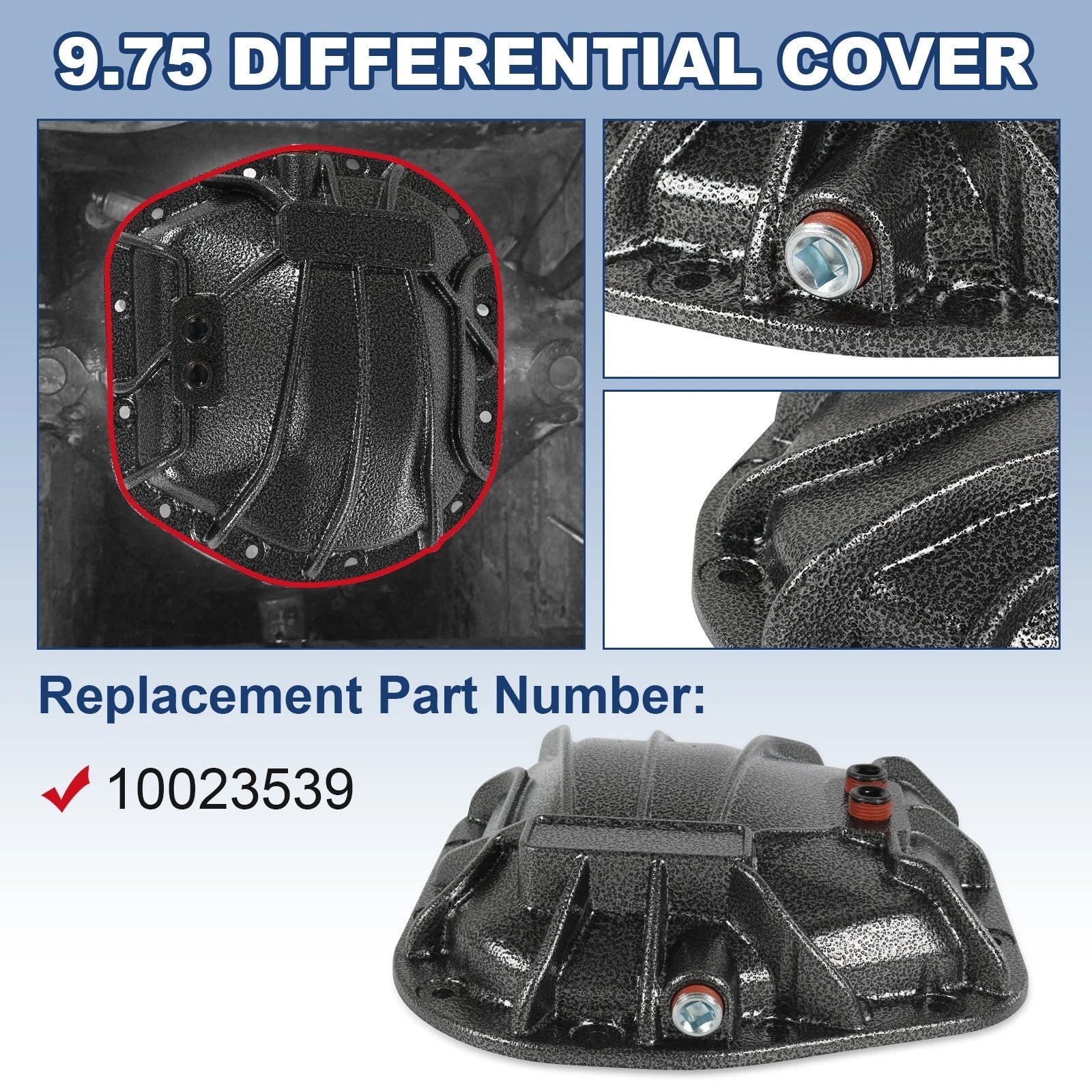Differential Cover for Ford 12 Bolt 9.75" Rear Axle