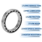 Deep Groove Ball Bearing 65x90x13mm for Scooter Skateboard (P0)
