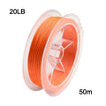 50m Fishing Backing Line 20lb Test for Easy Knotting and Crimping