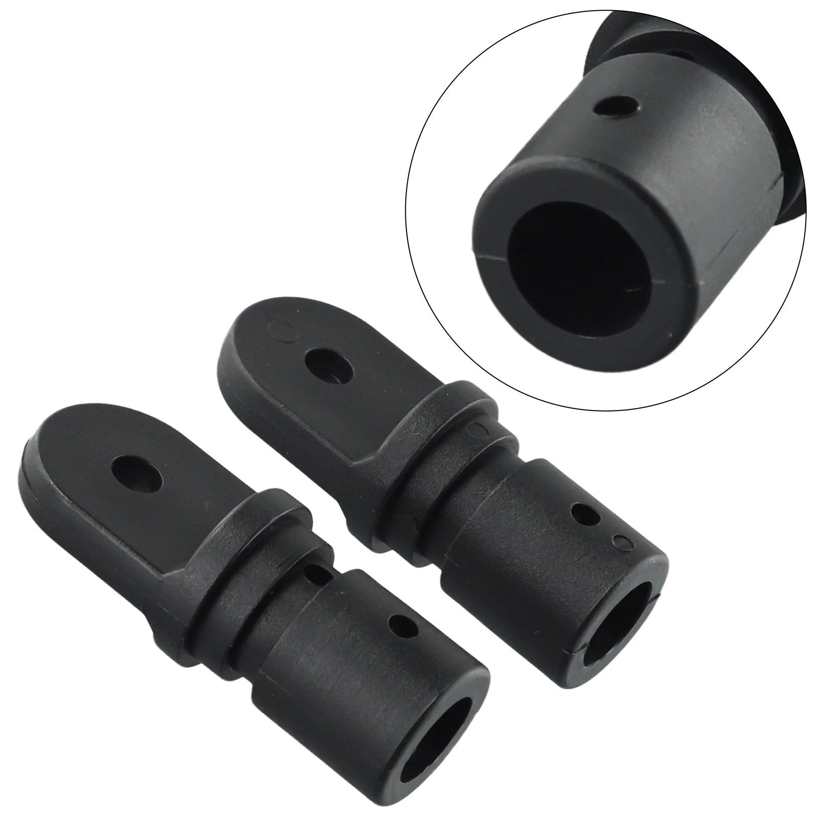 2X Bimini Top Insert Tube Eye End Accessories for Marine Boat Yacht