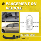 Front Driver Side Outside Door Handle for Chevy Equinox (2005-2009)