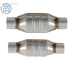 2Pcs 2.5" Universal Catalytic Converter for Chevy Silverado 1500 GMC (2014–2023)