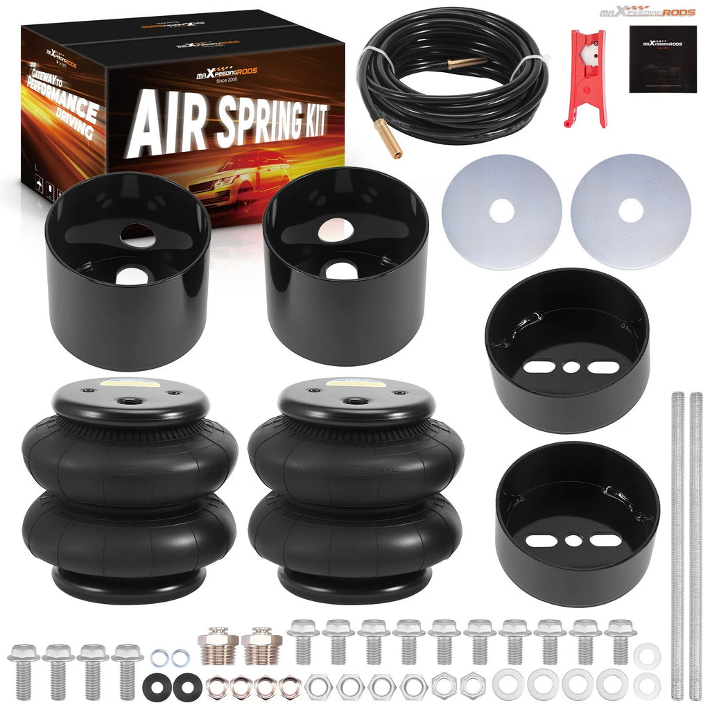 Set of 2 Front Air Ride Bags with Brackets for Chevy GMC C2500 C3500 (1992–1998)