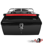 Top Case Tail Box Luggage Trunk with LED Light for Harley Honda (YYYY–YYYY)
