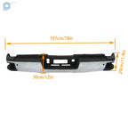 Chrome Rear Bumper for Silverado Sierra 2500 3500 (2015-2019)