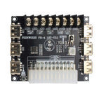 ATX Power Distribution Board with +12V, +5V, +3.3V Outputs and LEDs