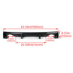 Rear Bumper Lip Diffuser Spoiler for Nissan 350Z Z33 (2003–2008) Carbon Fiber