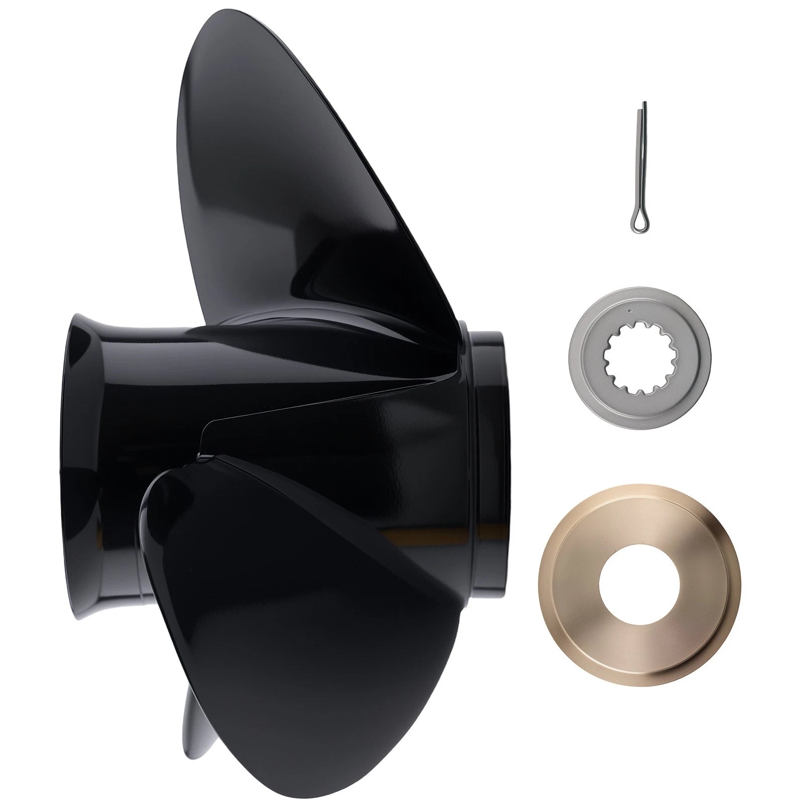 3 Blade Boat Propeller 13 1/4x17 for Evinrude E-TEC 75-120HP (765183)