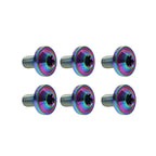 6 x M6x15mm Alloy Torx Head Screws for Motorcycle Bike
