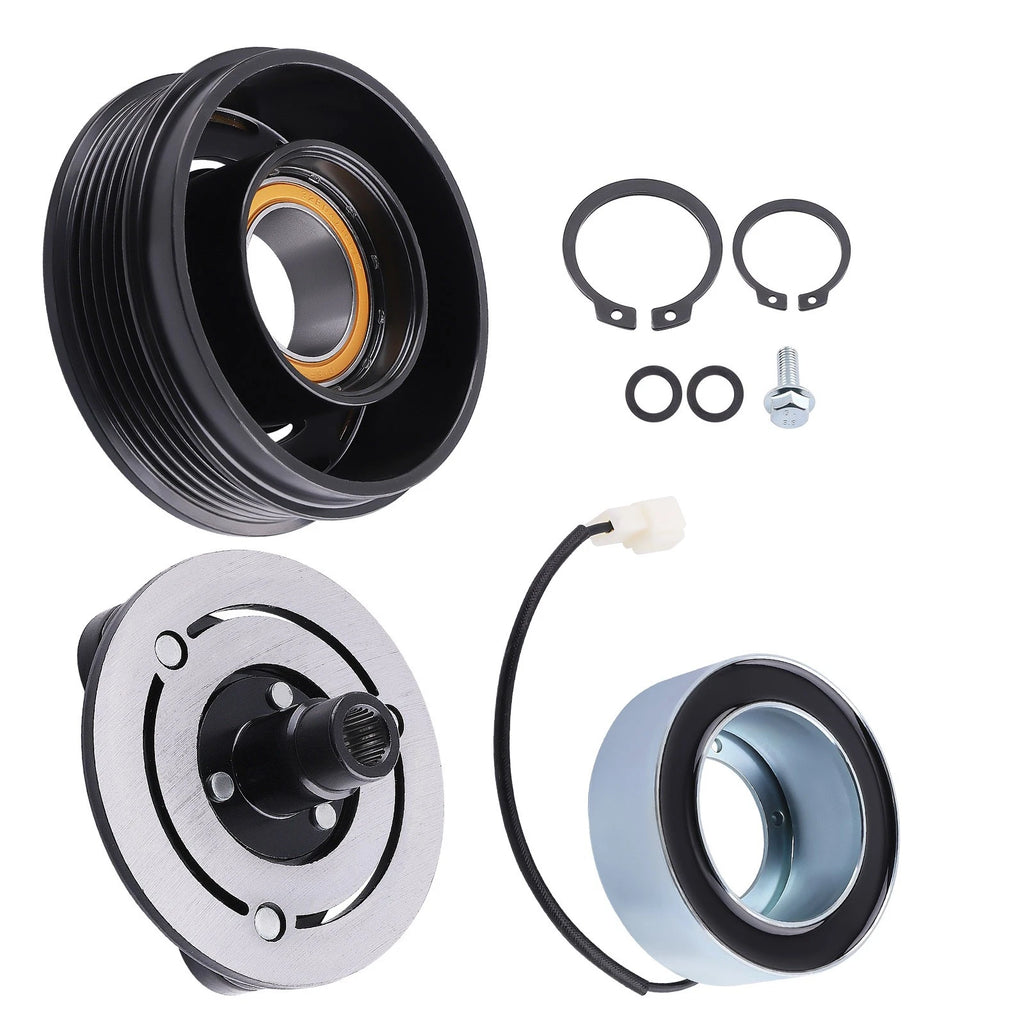 AC Compressor Clutch Kit Plate Bearing Coil Pulley for Mazda 3 (2004–2009)