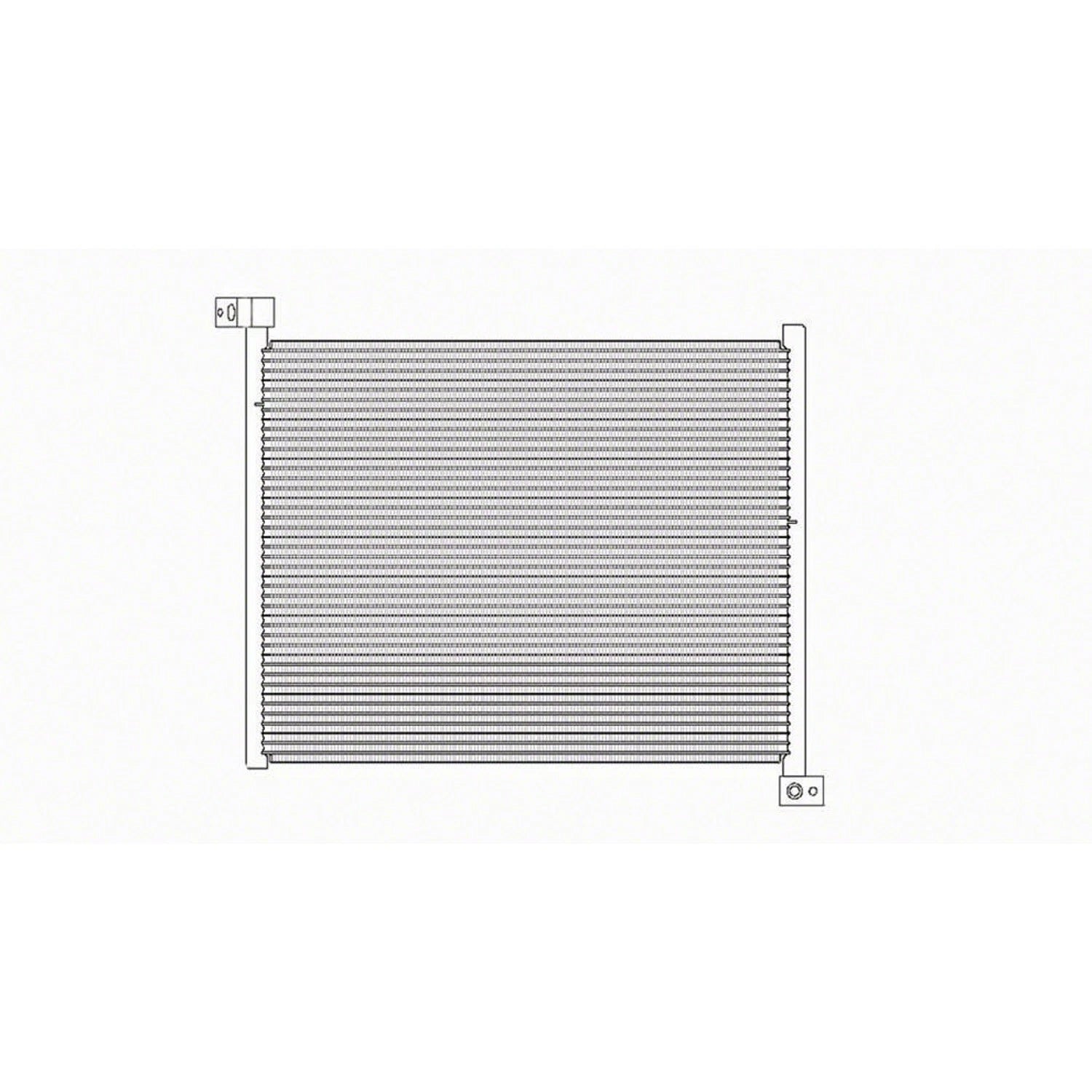 Replacement A/C Condenser Repair Part For 2004-2009 Dodge Durango