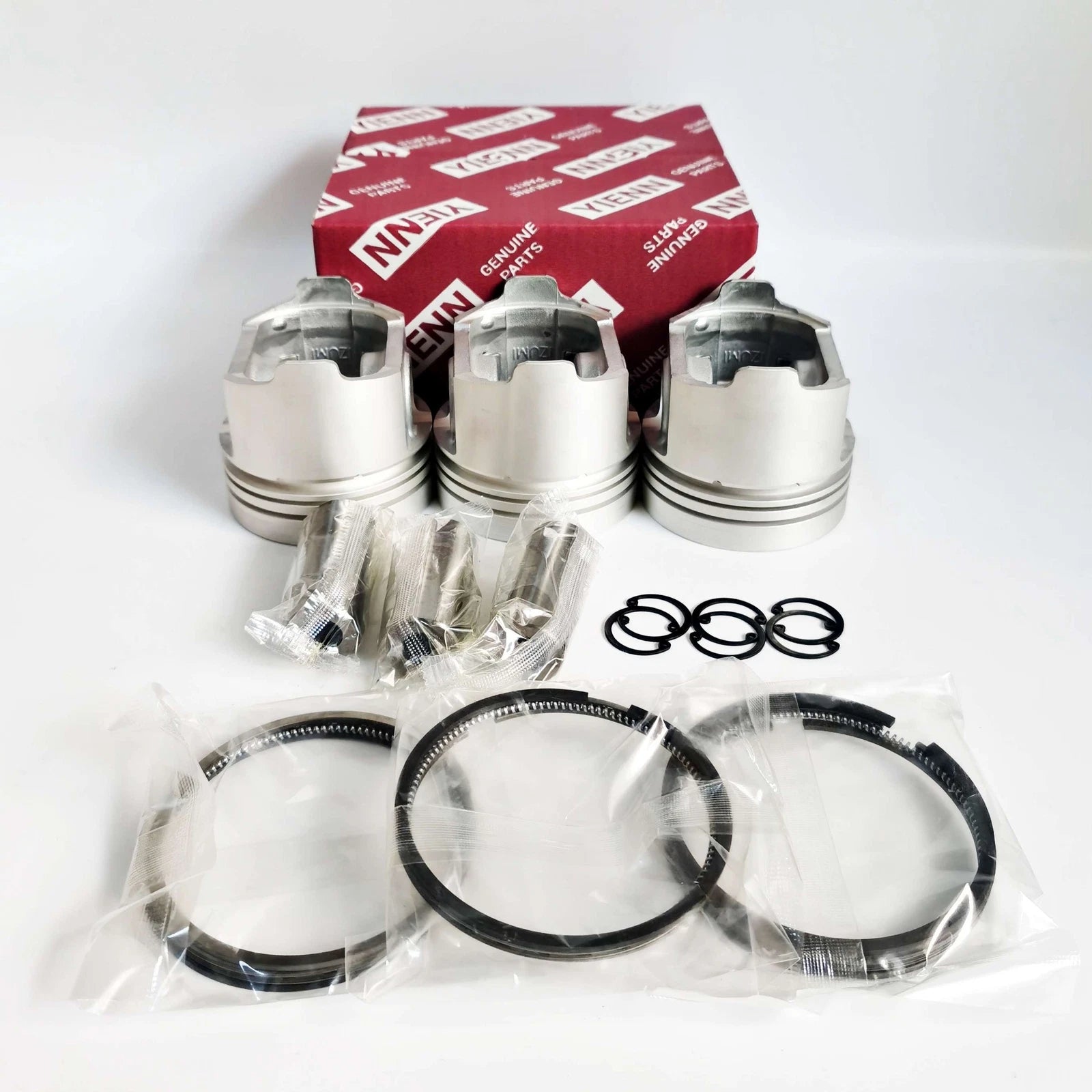 3pcs Piston Kit W/ Ring Set 3JH3 3JH3E 3JH3CE for Yanmar Marine Boat Engine