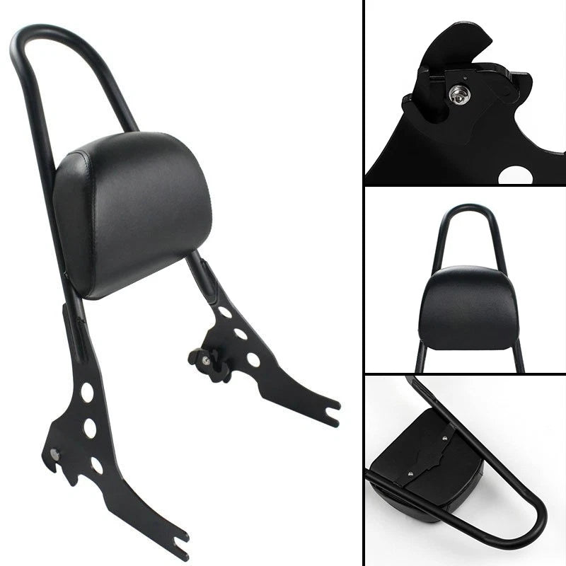 Sissy Bar Luggage Rack Backrest Pad for Harley Street 500 750 (2015–2018)
