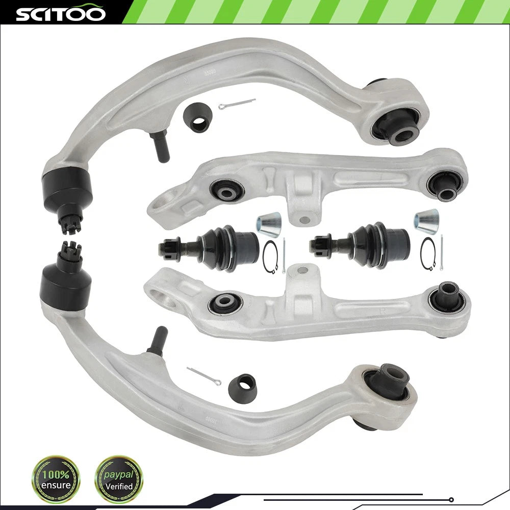 Set of 6 Front Control Arm Ball Joints for Infiniti G35 (2003–2007) & Nissan 350Z (2003–2009)