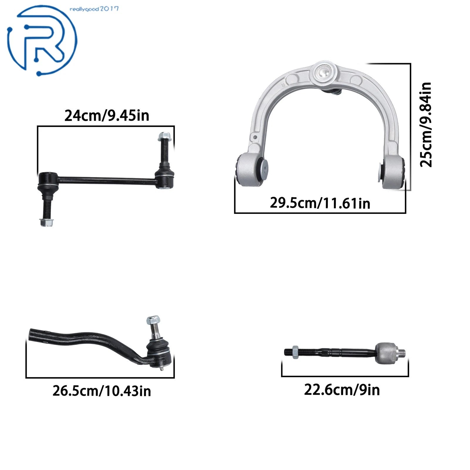 Front Upper Control Arm Outer Tie Rod for Mercedes Benz GL320 GL350 (2007–2012)