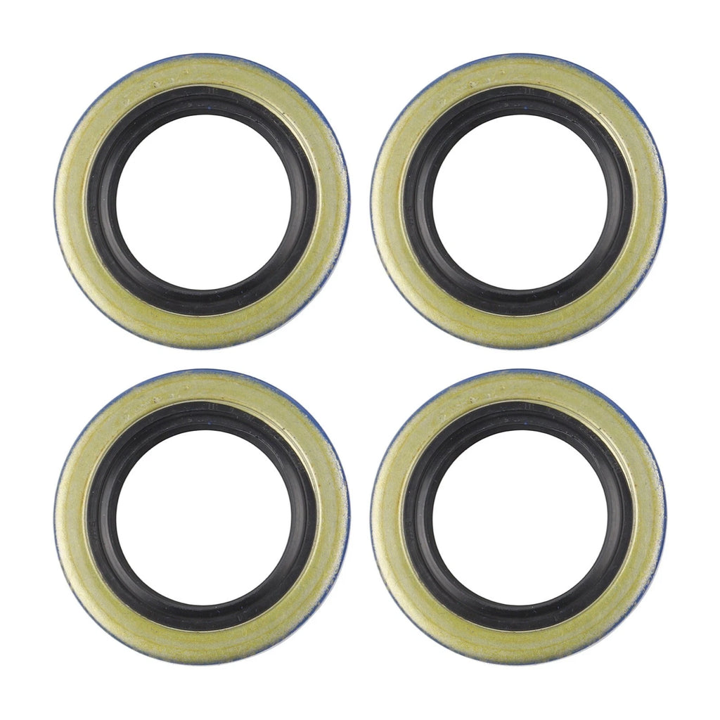 Set of 4 Double Lip Seals for Trailer Axles (34823, 12192TB)
