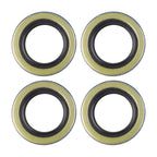 Set of 4 Double Lip Seals for Trailer Axles (34823, 12192TB)