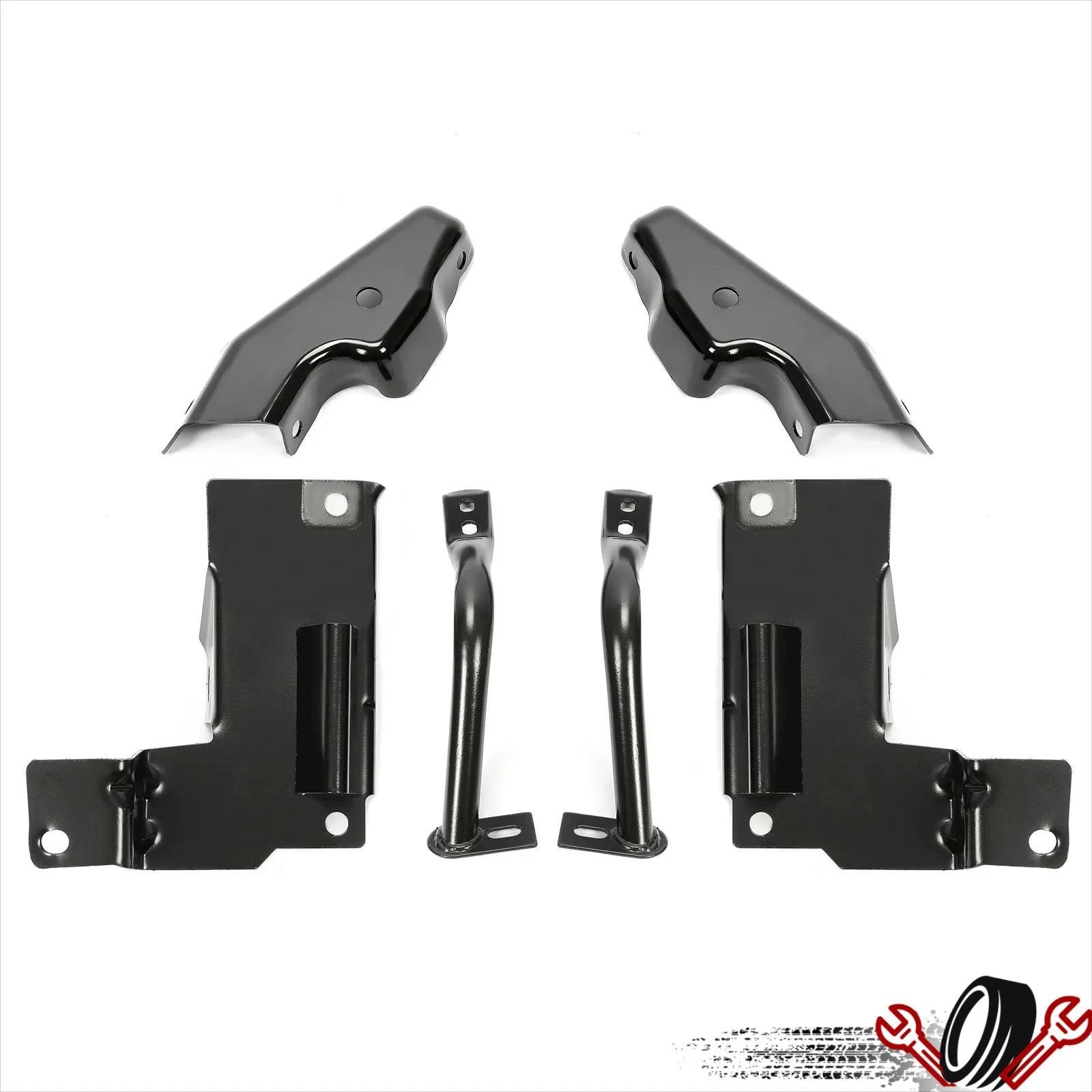 Set of 2 Front Bumper Brackets for Chevrolet Silverado 1500 2500 (2003–2006)