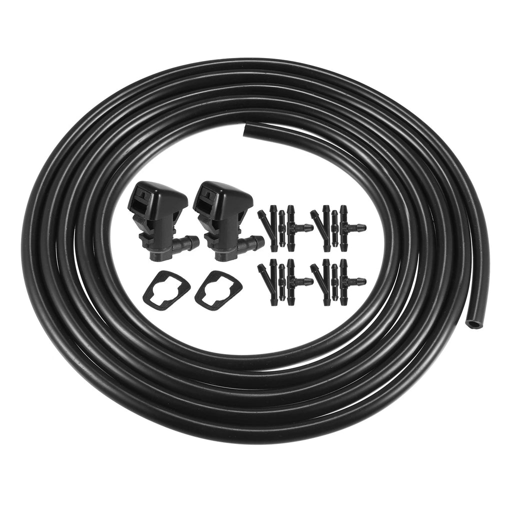 2X Windshield Washer Nozzle Hose Kit for Dodge Liberty (2002–2007) 55157319AA