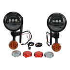 Auxiliary LED Spot Fog Light Turn Signals for Harley Street Glide (1994–2023)