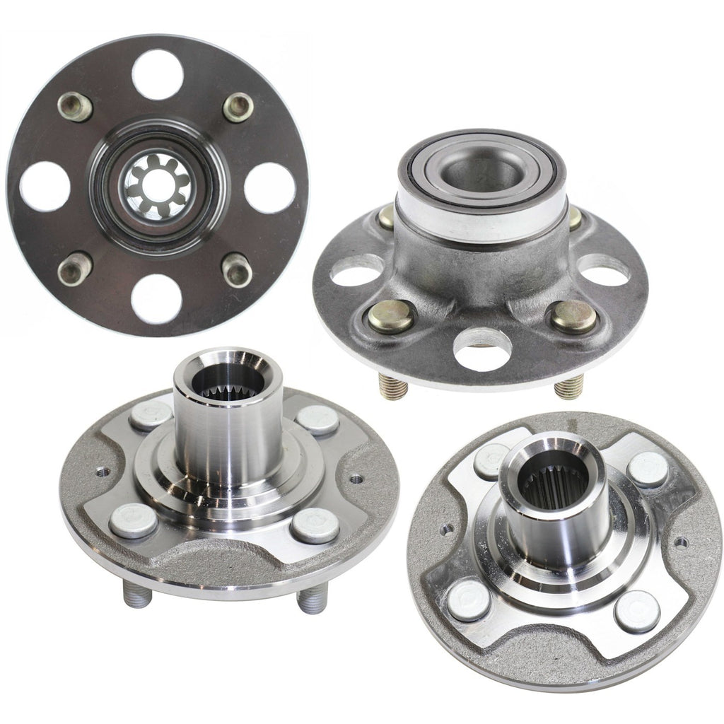 Wheel Hubs for Honda Civic (2001–2005) Front & Rear 4 Lug with Bearing
