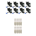 Set of 8 NGK Ignition Coils & Iridium Spark Plugs for Escalade Silverado 1500 H2 (2002–2023)