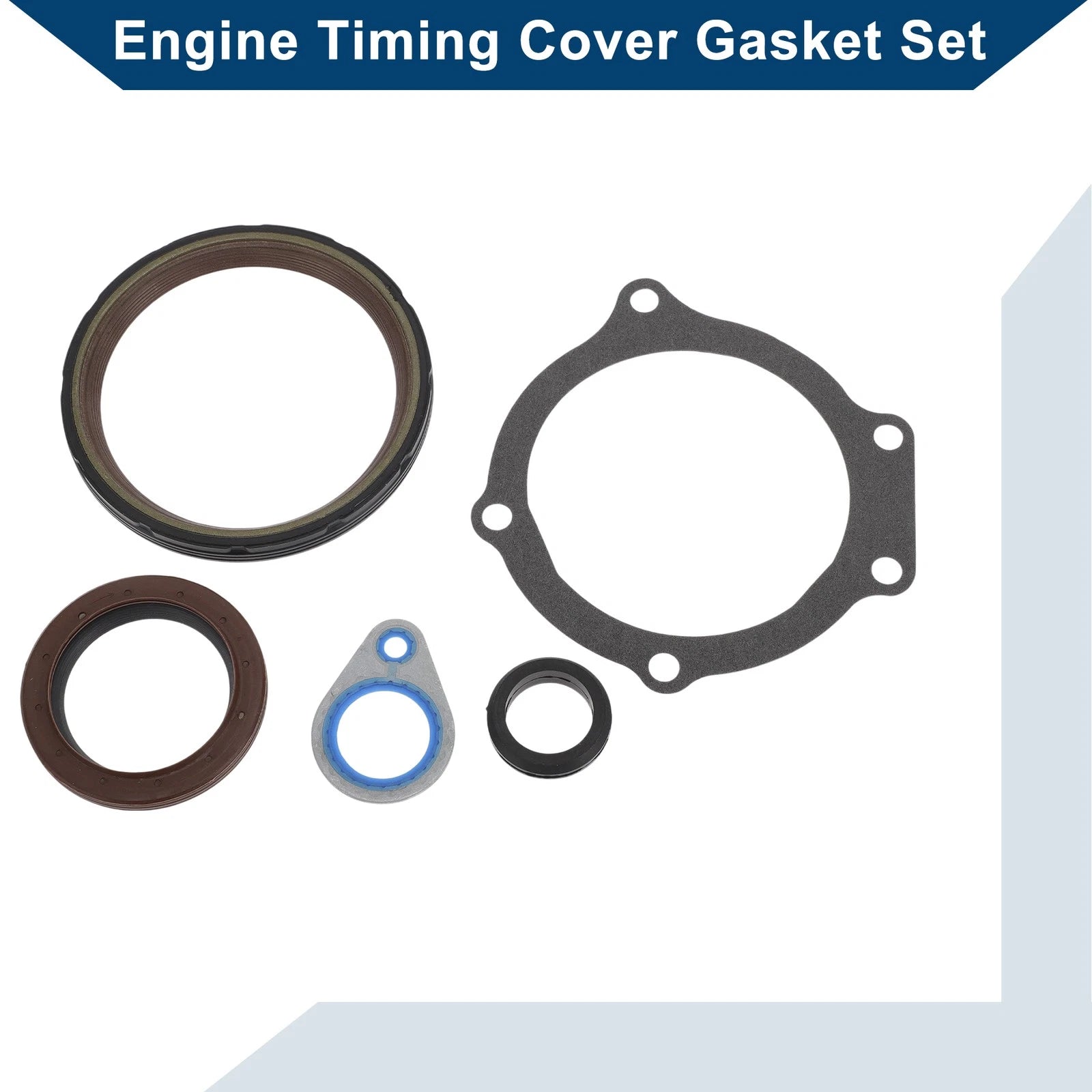 Set of 1 Engine Timing Cover Gasket TCS45052 for GMC Envoy (2004–2009)