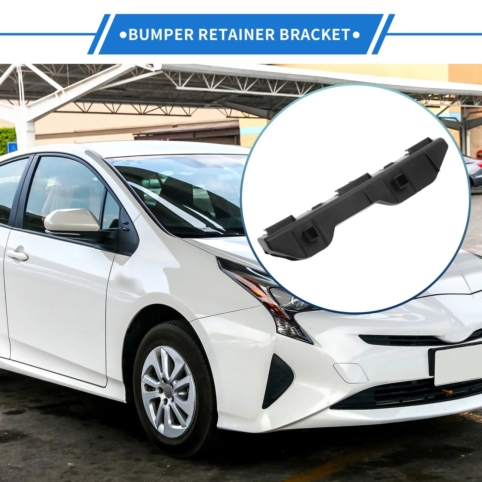1pc Left Rear Bumper Retainer Bracket No. 5215602030 for Toyota Corolla (2003–2007)