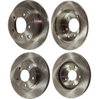 Front and Rear Disc Brake Rotors for Dodge Caliber (2010–2012)