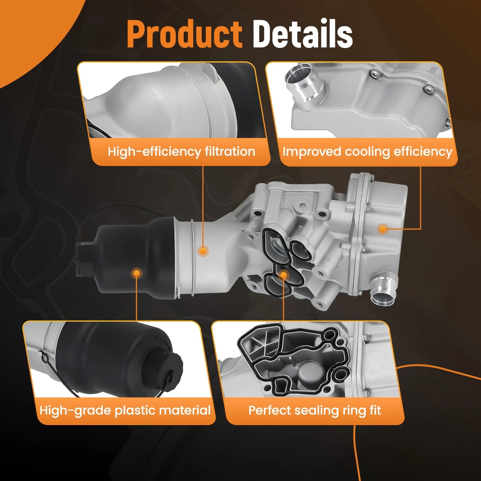Oil Filter Housing for Audi A4 Quattro TT Quattro (2005-2014)