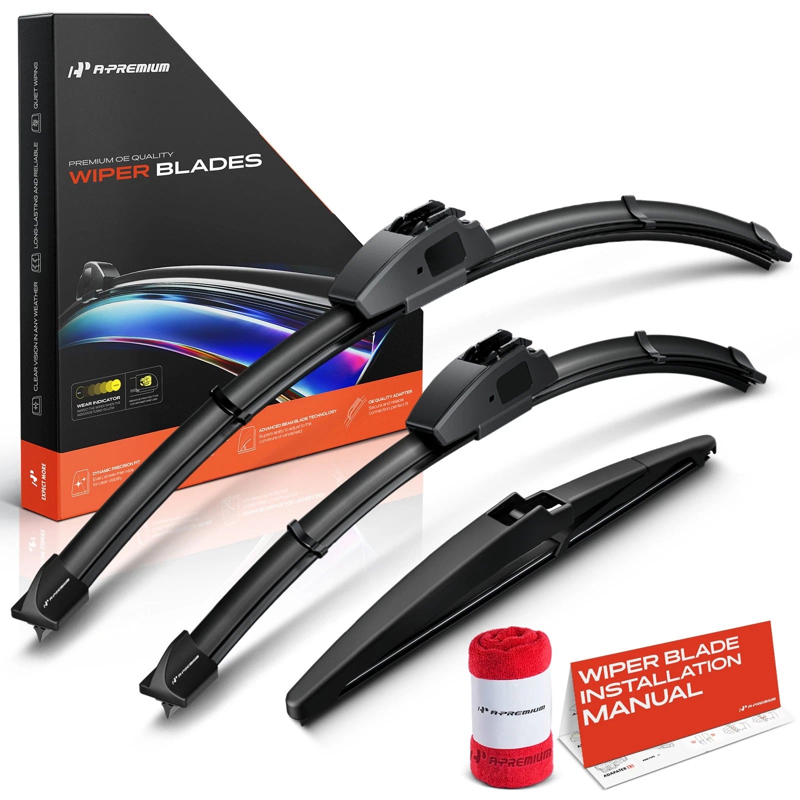 3Pcs Wiper Blade Set for Toyota Corolla Cross (2022-2024)