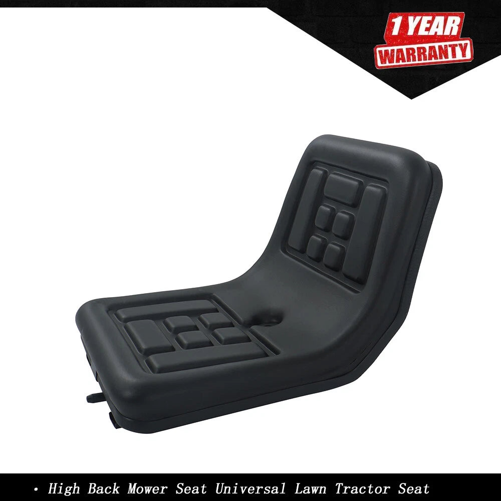 Universal High Back Mower Seat for Lawn Tractor (Universal Fit)