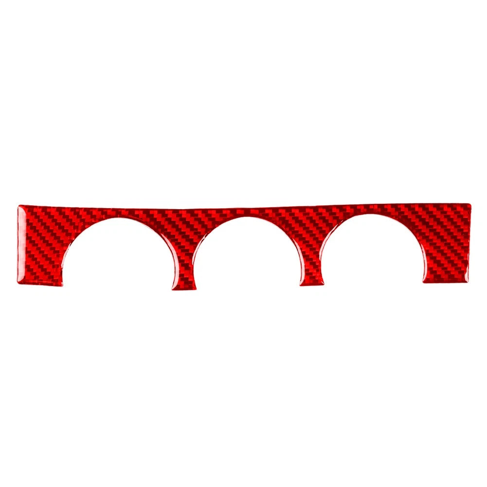 AC climate console knob upper cover trim for Jaguar F-Type (2013–2024) Carbon Red