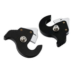 Sissy Bar Luggage Rack Docking Latch Clip Kit for Harley Touring FLHR Black