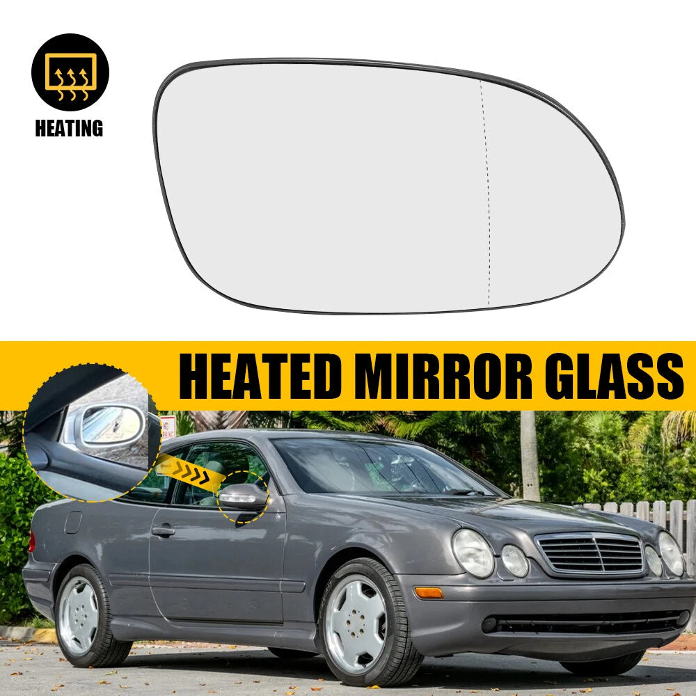 Mirror Glass for Mercedes CLK320 CLK430 SL500 SLK230 SLK320 (2003–2009)