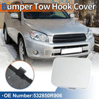 Front Car Bumper Tow Hook Cover for Toyota RAV4 (2009–2011) No. 532850R906 White