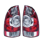 Set of 2 LED Chrome Tail Lights for Toyota Tacoma (2005–2015)