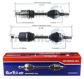 Set of 2 Front CV Axle Shafts for Pontiac Buick Chevy (FWD)