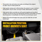 Driver Bottom Seat Cover for Ford F250 F350 F450 F550 (2011–2016) Gray